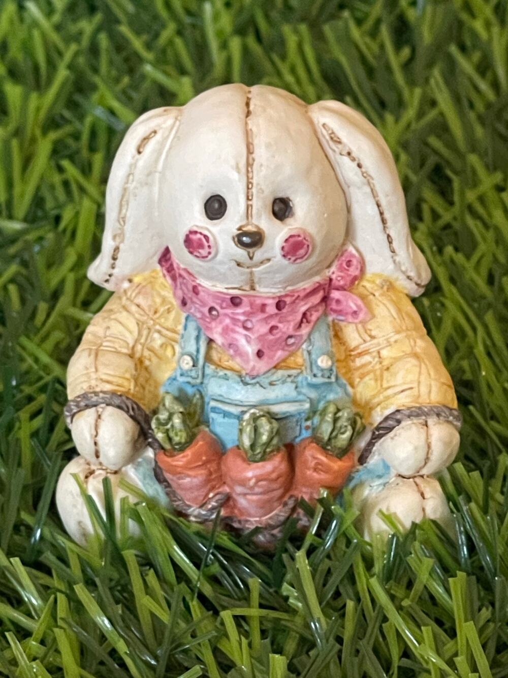 Vintage Retro Resin Boy Easter Bunny Rabbit